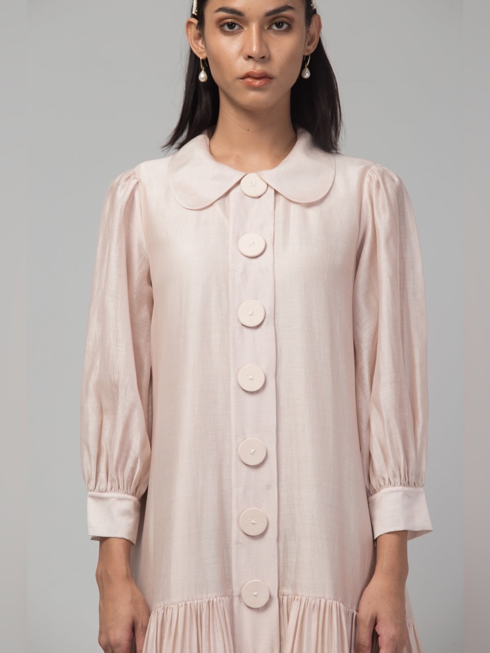 SWGT Collared Button Front Dress - Picture 7 of 7